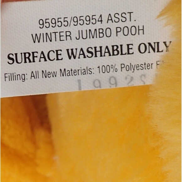 Vintage 2001 Fisher Price Disney Winnie the Pooh Jumbo 23 Inch Plush - Picture 6 of 6